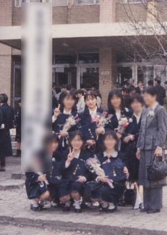 学生時代の水巻とされる写真